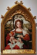 Pieter van Aelst Madonna witch Child oil painting on canvas